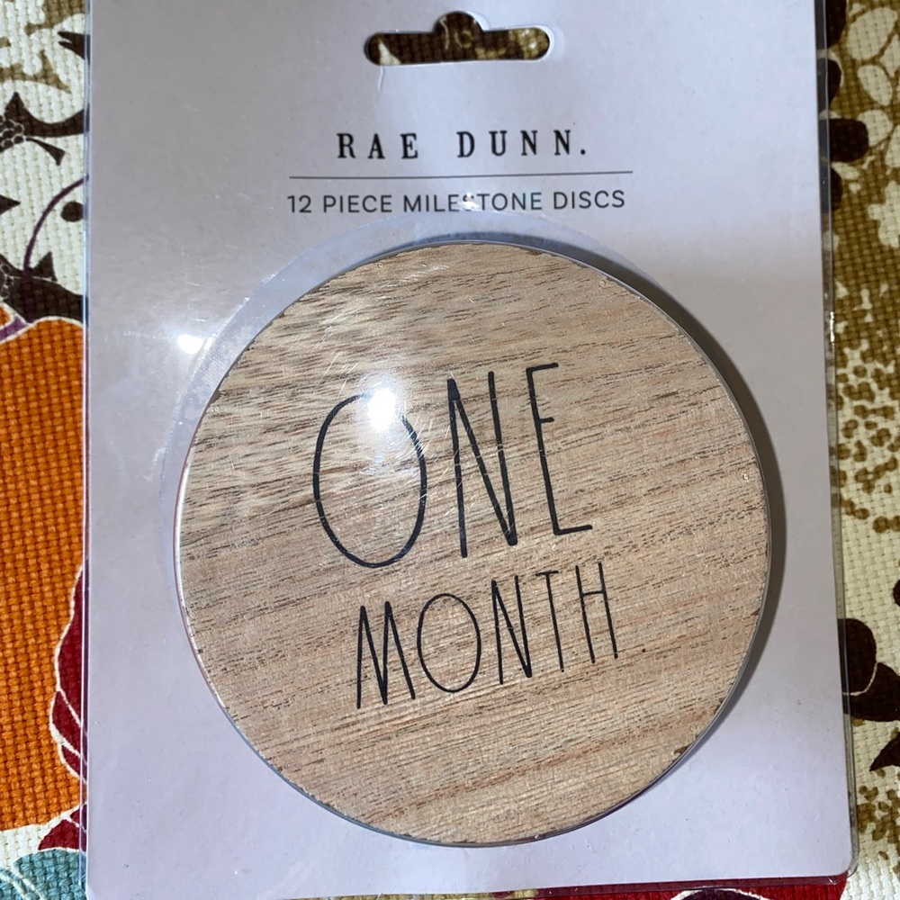 12 piece Rae Dunn Milestone Markers